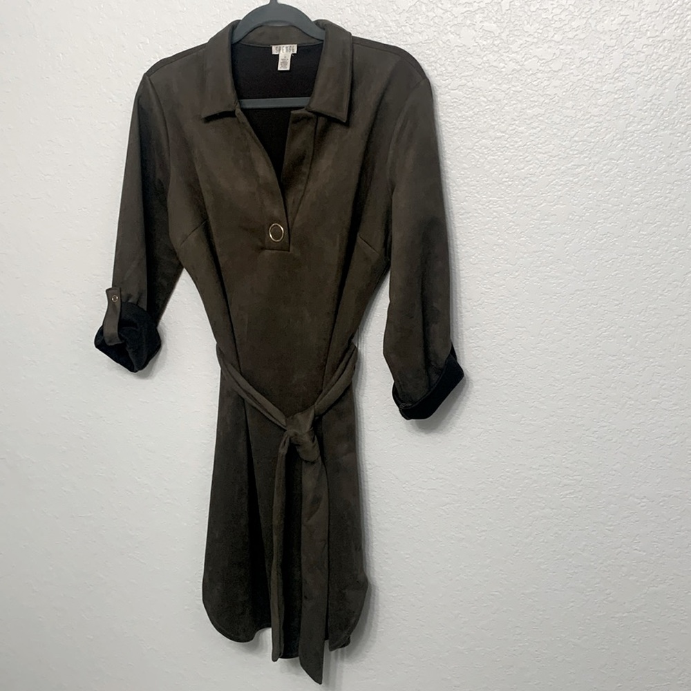 Spense Dress Size 12 in a brownish olive color
